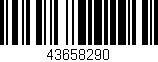 Código de barras (EAN, GTIN, SKU, ISBN): '43658290'