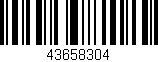 Código de barras (EAN, GTIN, SKU, ISBN): '43658304'