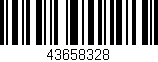 Código de barras (EAN, GTIN, SKU, ISBN): '43658328'
