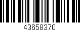 Código de barras (EAN, GTIN, SKU, ISBN): '43658370'