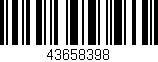 Código de barras (EAN, GTIN, SKU, ISBN): '43658398'