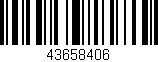 Código de barras (EAN, GTIN, SKU, ISBN): '43658406'