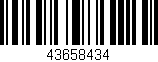 Código de barras (EAN, GTIN, SKU, ISBN): '43658434'