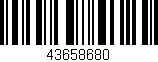 Código de barras (EAN, GTIN, SKU, ISBN): '43658680'