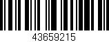 Código de barras (EAN, GTIN, SKU, ISBN): '43659215'