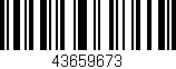 Código de barras (EAN, GTIN, SKU, ISBN): '43659673'