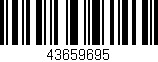 Código de barras (EAN, GTIN, SKU, ISBN): '43659695'