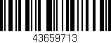 Código de barras (EAN, GTIN, SKU, ISBN): '43659713'