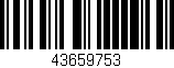 Código de barras (EAN, GTIN, SKU, ISBN): '43659753'