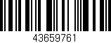 Código de barras (EAN, GTIN, SKU, ISBN): '43659761'