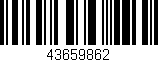 Código de barras (EAN, GTIN, SKU, ISBN): '43659862'