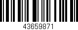 Código de barras (EAN, GTIN, SKU, ISBN): '43659871'