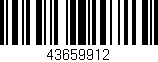 Código de barras (EAN, GTIN, SKU, ISBN): '43659912'