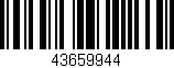 Código de barras (EAN, GTIN, SKU, ISBN): '43659944'
