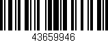 Código de barras (EAN, GTIN, SKU, ISBN): '43659946'