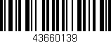 Código de barras (EAN, GTIN, SKU, ISBN): '43660139'