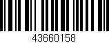 Código de barras (EAN, GTIN, SKU, ISBN): '43660158'