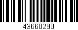 Código de barras (EAN, GTIN, SKU, ISBN): '43660290'