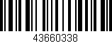 Código de barras (EAN, GTIN, SKU, ISBN): '43660338'