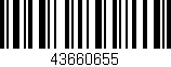 Código de barras (EAN, GTIN, SKU, ISBN): '43660655'
