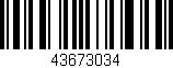 Código de barras (EAN, GTIN, SKU, ISBN): '43673034'