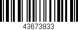 Código de barras (EAN, GTIN, SKU, ISBN): '43673933'