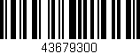 Código de barras (EAN, GTIN, SKU, ISBN): '43679300'