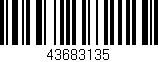 Código de barras (EAN, GTIN, SKU, ISBN): '43683135'