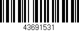 Código de barras (EAN, GTIN, SKU, ISBN): '43691531'