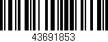 Código de barras (EAN, GTIN, SKU, ISBN): '43691853'