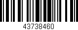 Código de barras (EAN, GTIN, SKU, ISBN): '43738460'