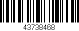 Código de barras (EAN, GTIN, SKU, ISBN): '43738468'