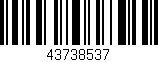 Código de barras (EAN, GTIN, SKU, ISBN): '43738537'