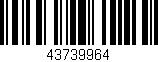 Código de barras (EAN, GTIN, SKU, ISBN): '43739964'