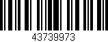 Código de barras (EAN, GTIN, SKU, ISBN): '43739973'