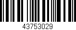 Código de barras (EAN, GTIN, SKU, ISBN): '43753029'