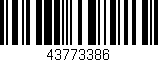 Código de barras (EAN, GTIN, SKU, ISBN): '43773386'