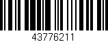 Código de barras (EAN, GTIN, SKU, ISBN): '43776211'
