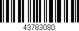 Código de barras (EAN, GTIN, SKU, ISBN): '43783080'