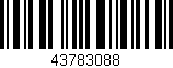 Código de barras (EAN, GTIN, SKU, ISBN): '43783088'