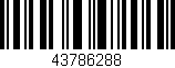 Código de barras (EAN, GTIN, SKU, ISBN): '43786288'