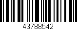 Código de barras (EAN, GTIN, SKU, ISBN): '43788542'