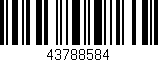 Código de barras (EAN, GTIN, SKU, ISBN): '43788584'