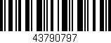 Código de barras (EAN, GTIN, SKU, ISBN): '43790797'