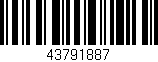 Código de barras (EAN, GTIN, SKU, ISBN): '43791887'