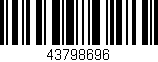 Código de barras (EAN, GTIN, SKU, ISBN): '43798696'