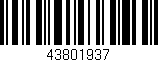 Código de barras (EAN, GTIN, SKU, ISBN): '43801937'