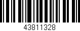 Código de barras (EAN, GTIN, SKU, ISBN): '43811328'