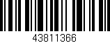 Código de barras (EAN, GTIN, SKU, ISBN): '43811366'
