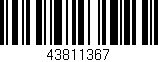 Código de barras (EAN, GTIN, SKU, ISBN): '43811367'